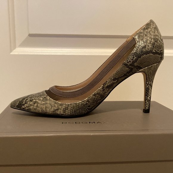 BCBGMAXAZRIA Pump Heel Size 7M Python Pattern - Picture 1 of 6